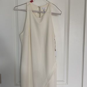Halter Neckline Cream Dress- Never Worn